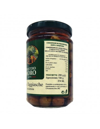 Taggiasca Olives in brine 280g Taggiasca Olives in brine 280g