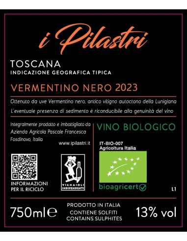Az. Agricola Pascale- Vermentino nero...
