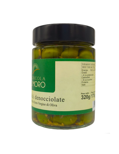 Olive verdi denocciolate in olio... Olive verdi denocciolate in olio...