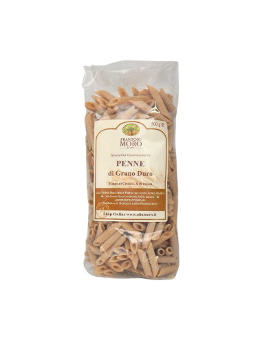 Penne di Grano Duro con farina macinata pietra | Olio Moro